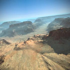 Canyon Terrain Mountains